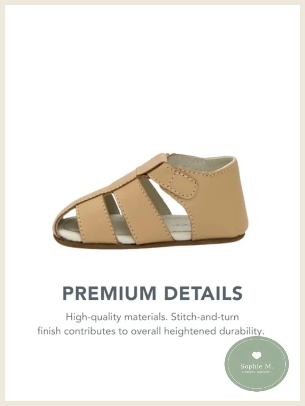 Baby Fisherman Sandals - Leather, Adjustable, Non-Slip Walking Shoes